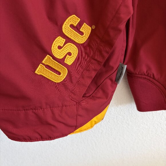 NIKE Fit Storm USC Trojans Authentic Team Windbreaker Jacket Size Medium UNISEX - Picture 5 of 13